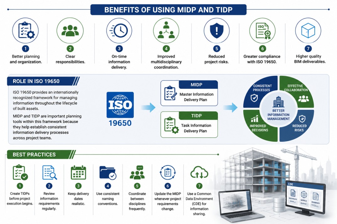 MIDP vs TIDP in BIM: Understanding Information Delivery Planning in ISO 19650 image