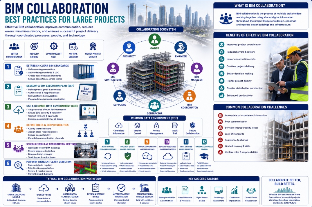 BIM Collaboration Best Practices for Large Projects
