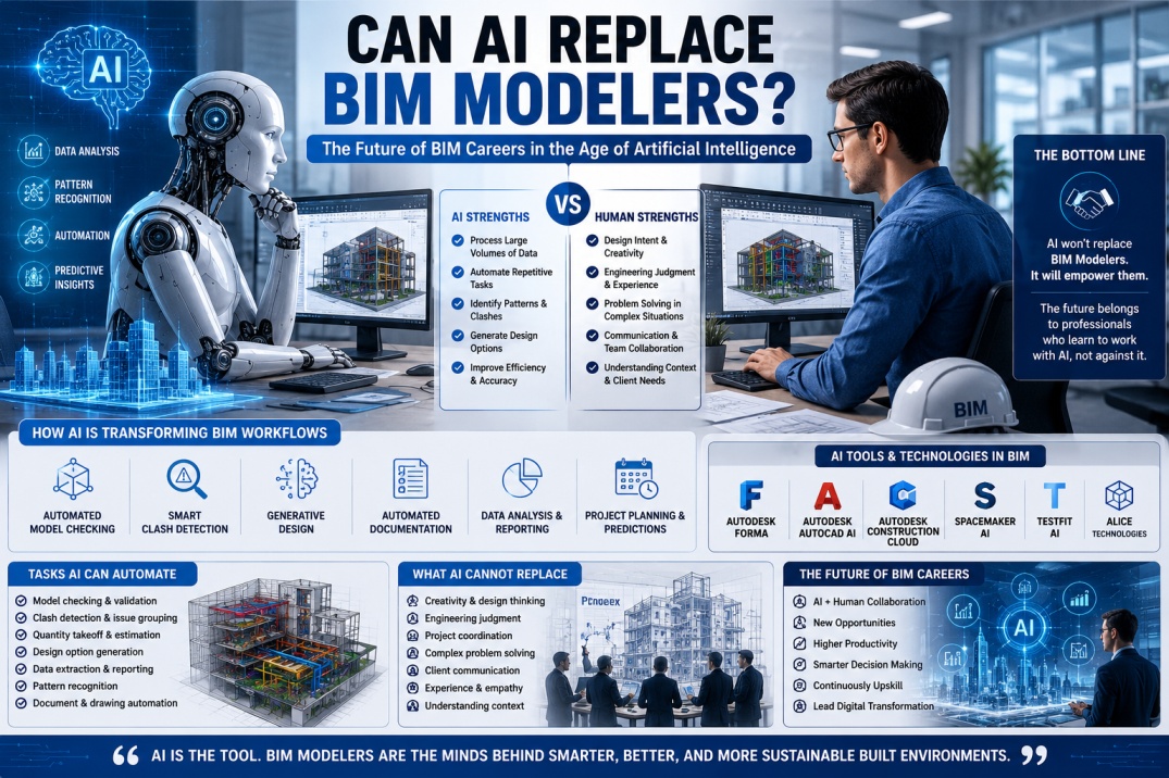 Can AI Replace BIM Modelers? The Future of BIM Careers in the Age of Artificial Intelligence