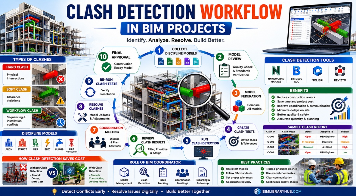 Clash Detection Workflow in BIM Projects: A Complete Guide for BIM Coordination Success