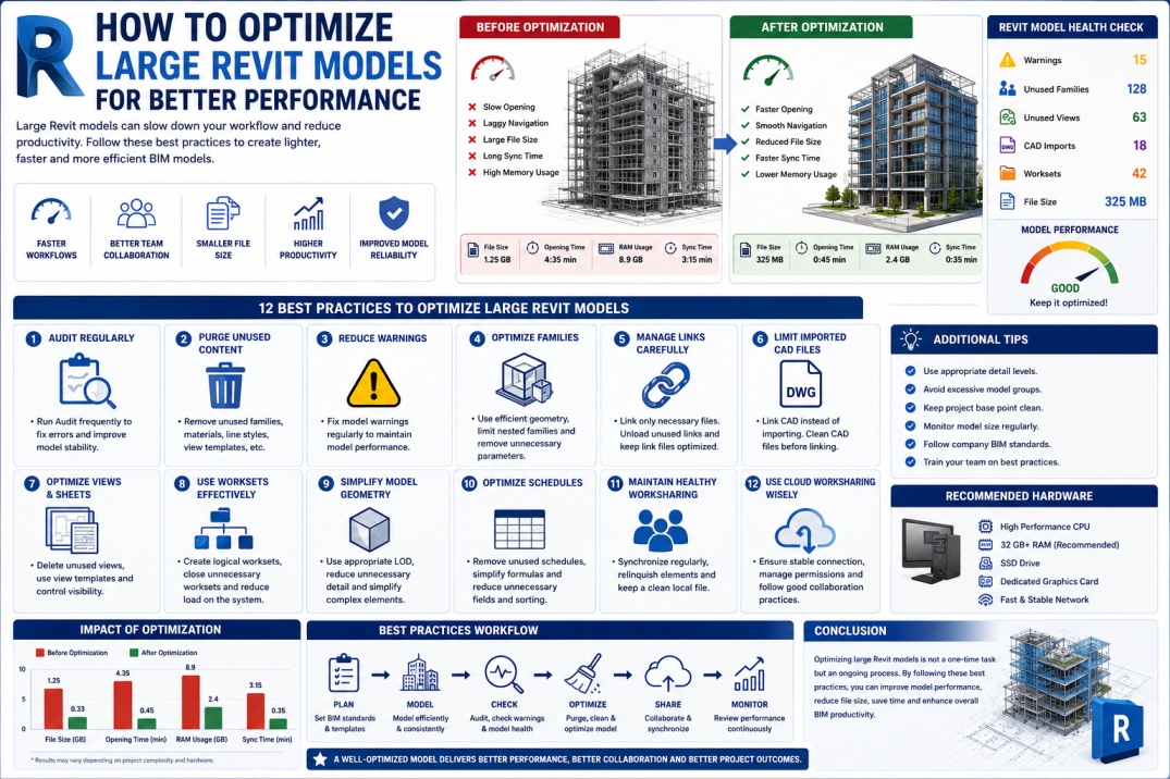 How to Optimize Large Revit Models for Better Performance