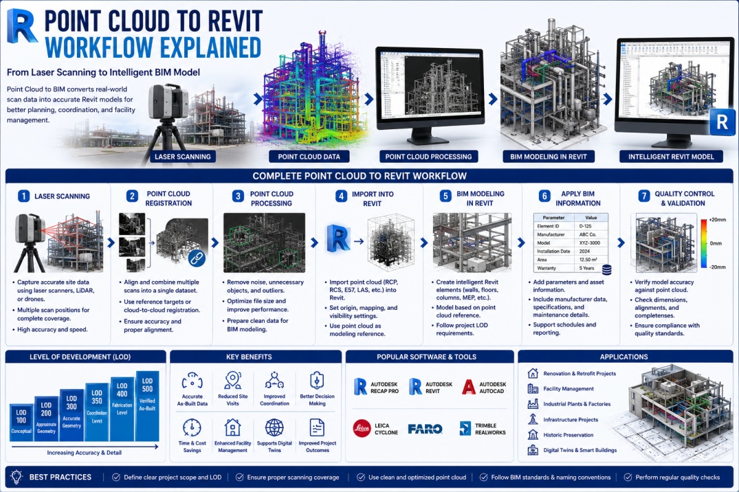 Point Cloud to Revit Workflow Explained
