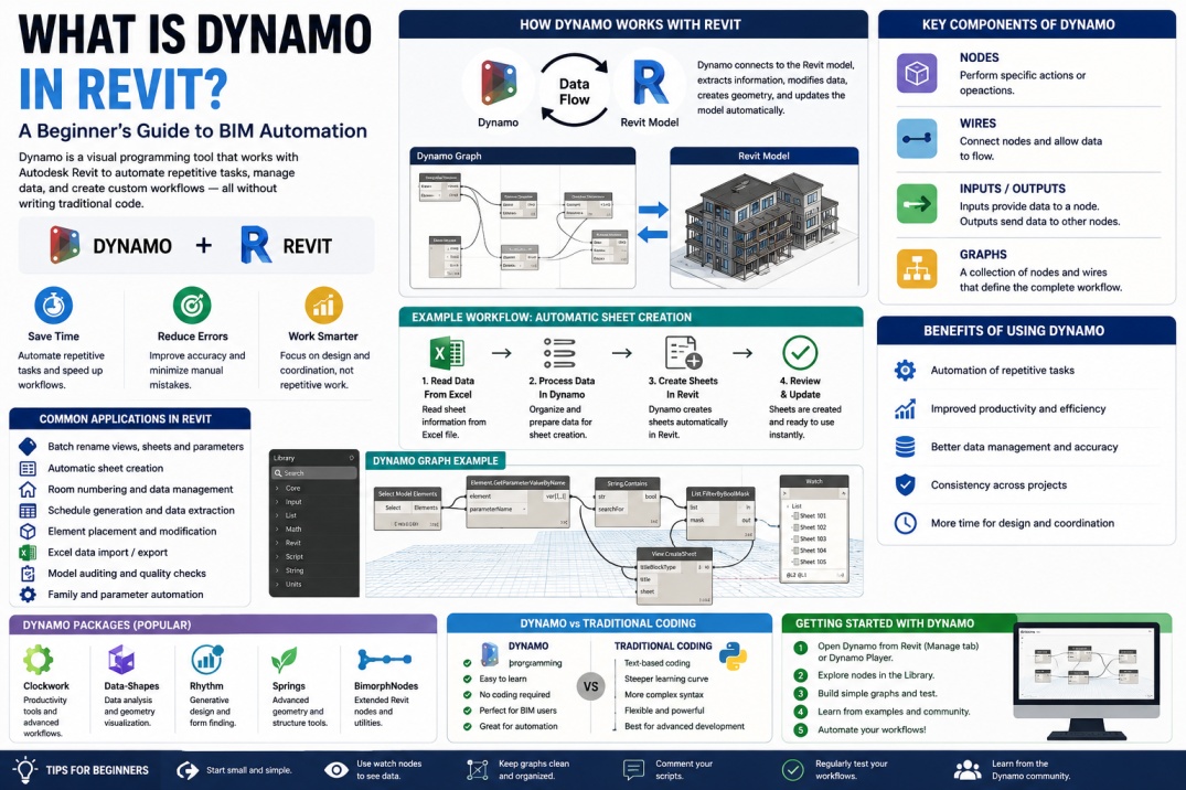 What is Dynamo in Revit? A Beginner's Guide to BIM Automation