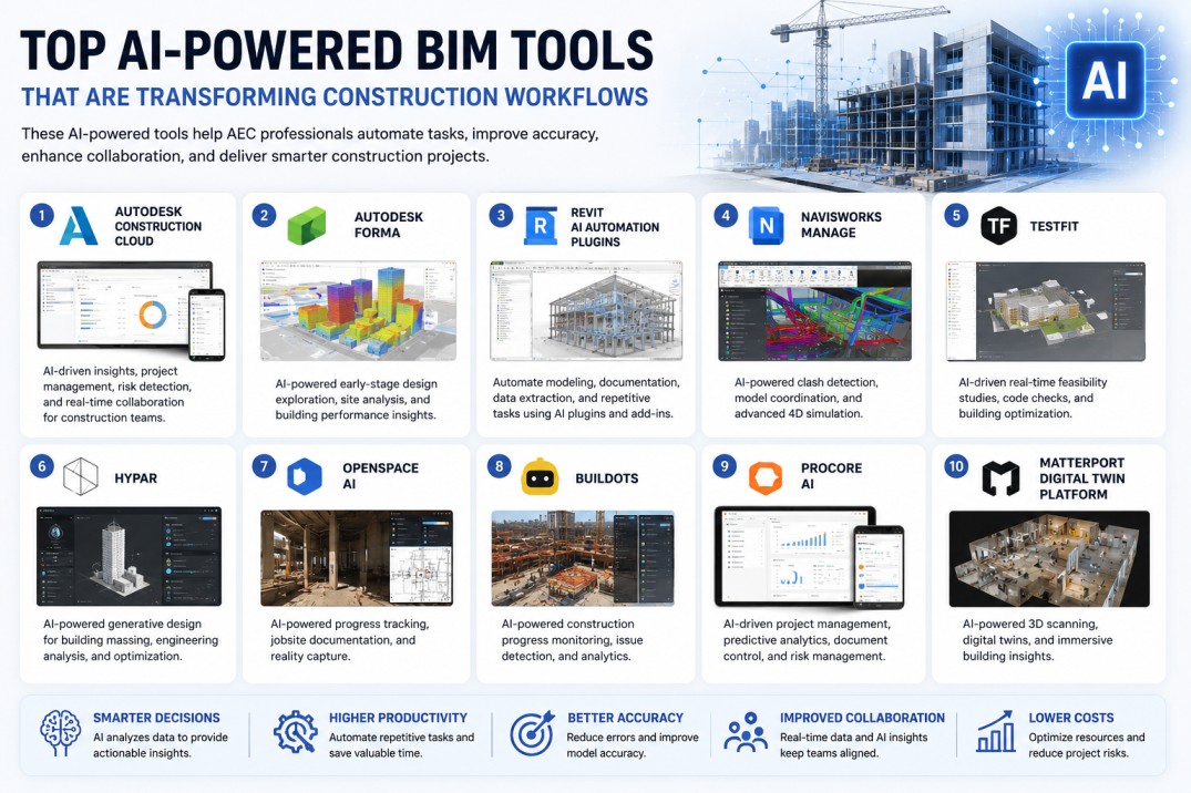 How AI is Transforming BIM Workflows in the Construction Industry BIM image