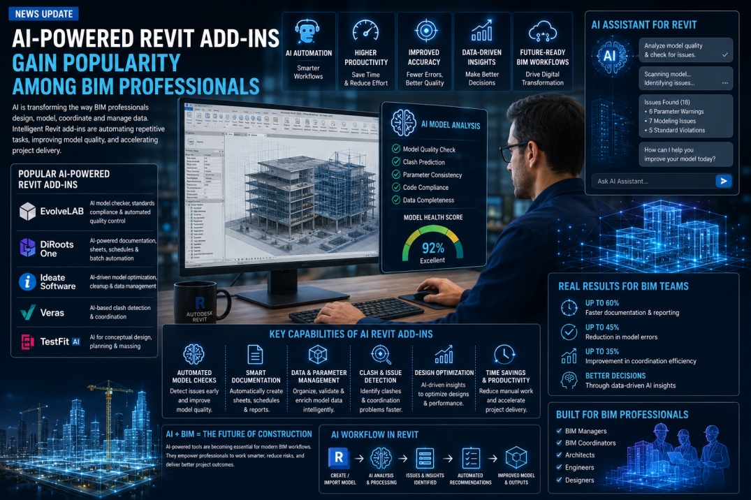 AI-Powered Revit Add-ins Gain Popularity Among BIM Professionals BIM news