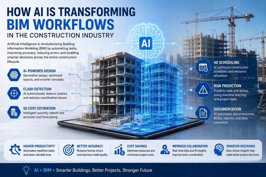 How AI is Transforming BIM Workflows in the Construction Industry BIM news