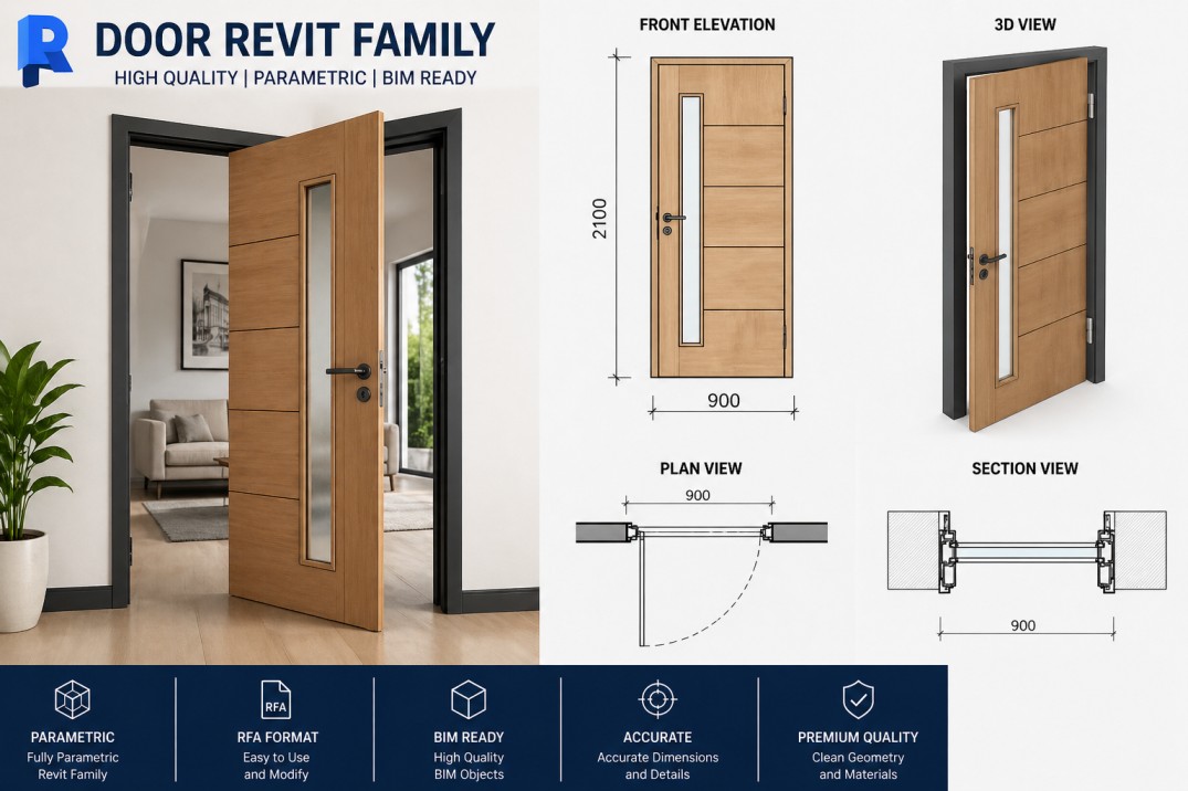 revit family free download door